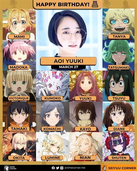 aoi yuuki|Top 10 Anime Characters Voiced By Aoi Yuki.